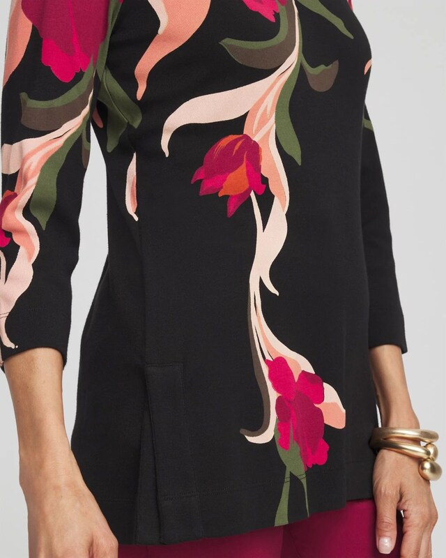 Swirl V-Neck Tunic - image 4